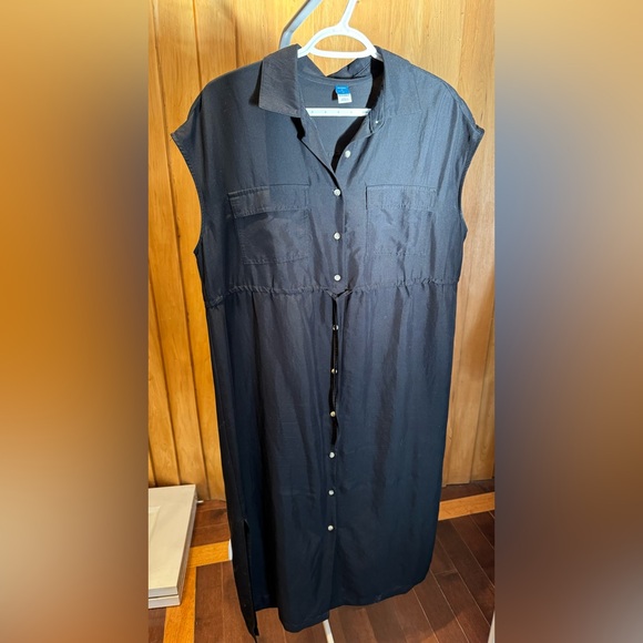 Old Navy Black Maternity Dress - Size Medium - Picture 2 of 4